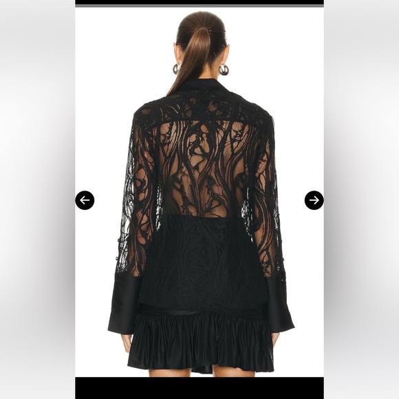 Simkhai Candela Lace Blouse Sz S - Picture 2 of 7